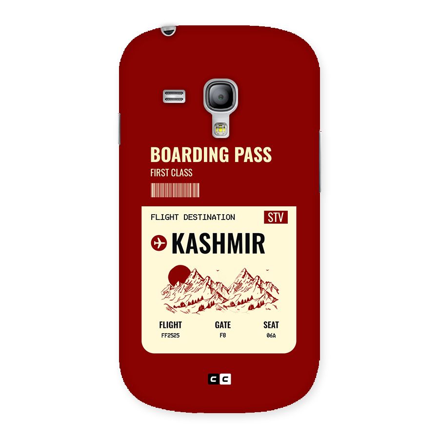 Kashmir Boarding Pass Back Case for Galaxy S3 Mini