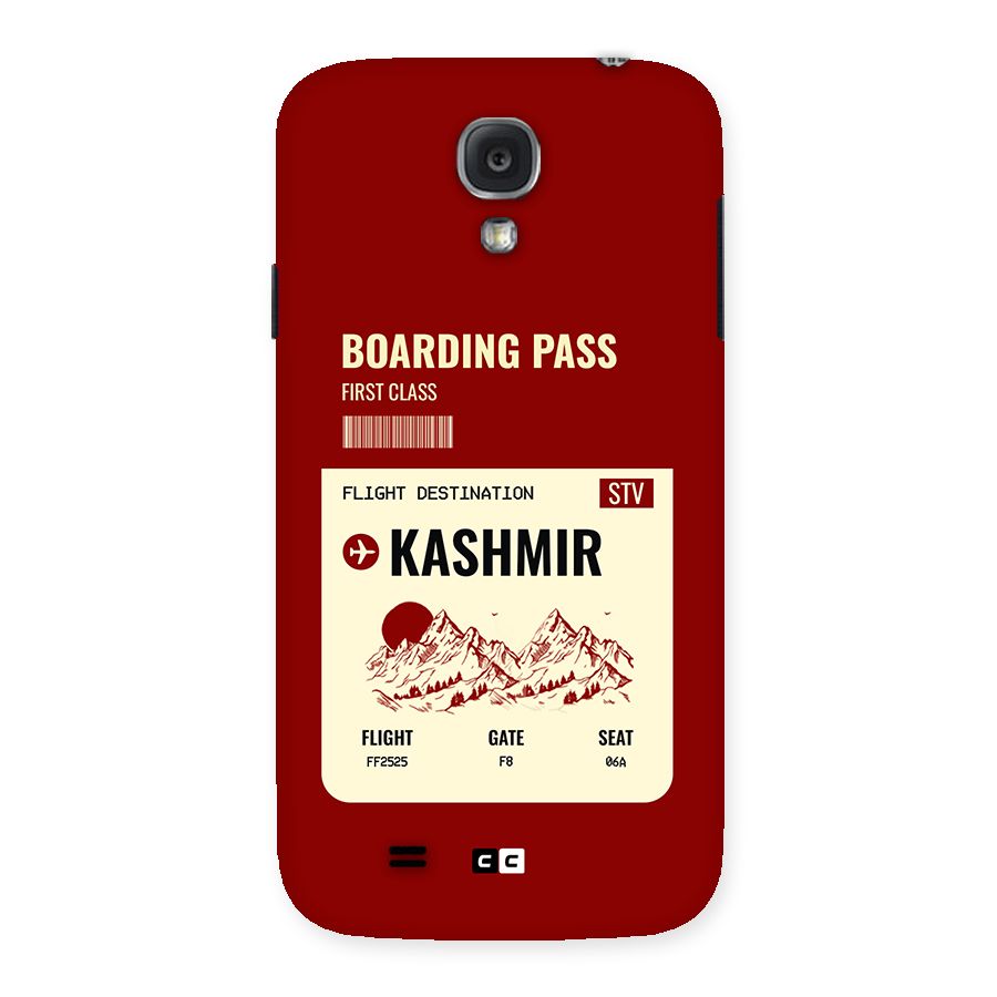 Kashmir Boarding Pass Back Case for Galaxy S4