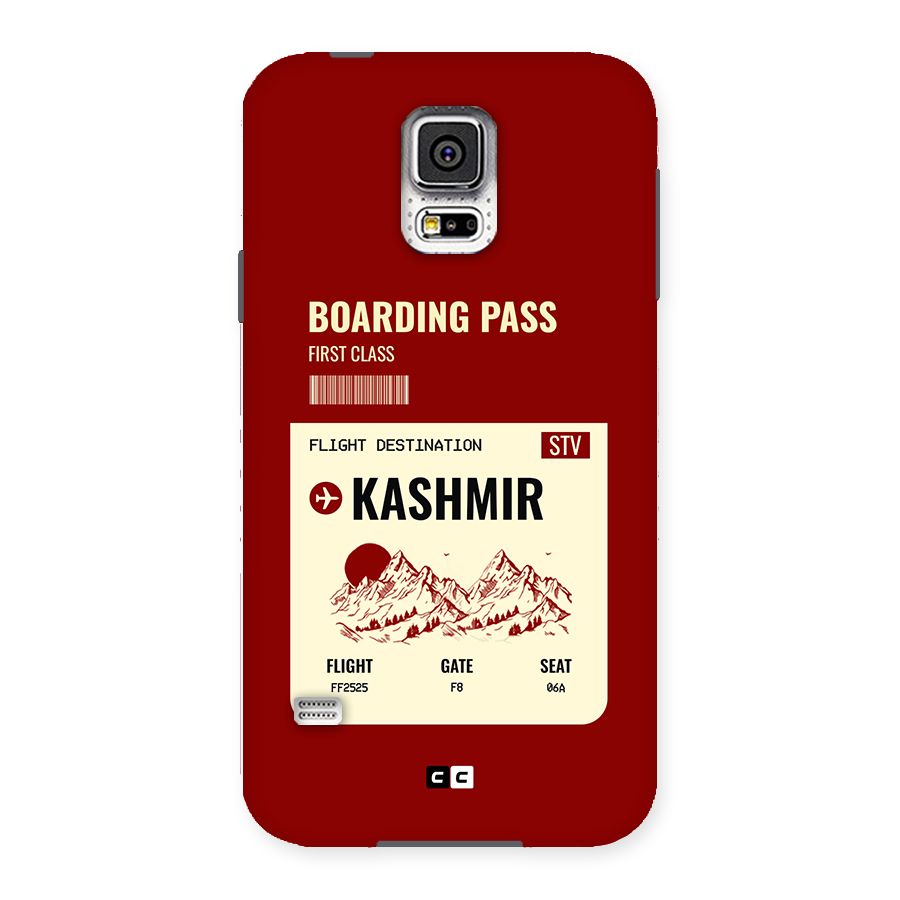 Kashmir Boarding Pass Back Case for Galaxy S5