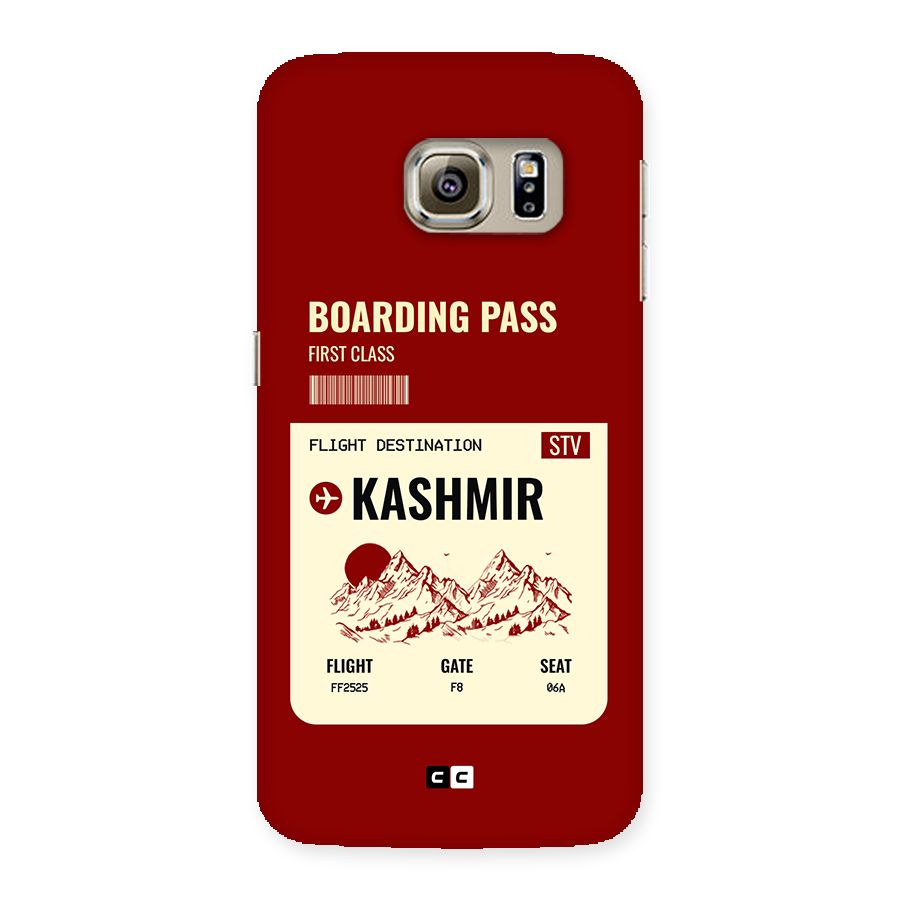 Kashmir Boarding Pass Back Case for Galaxy S6 edge