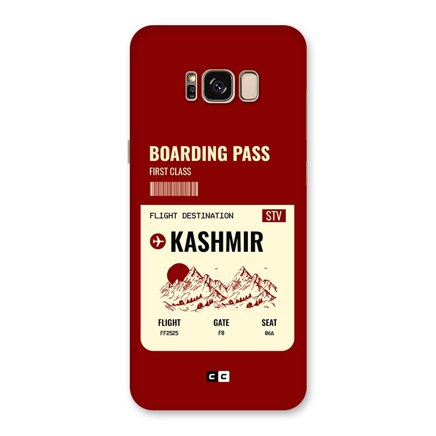 Kashmir Boarding Pass Back Case for Galaxy S8 Plus