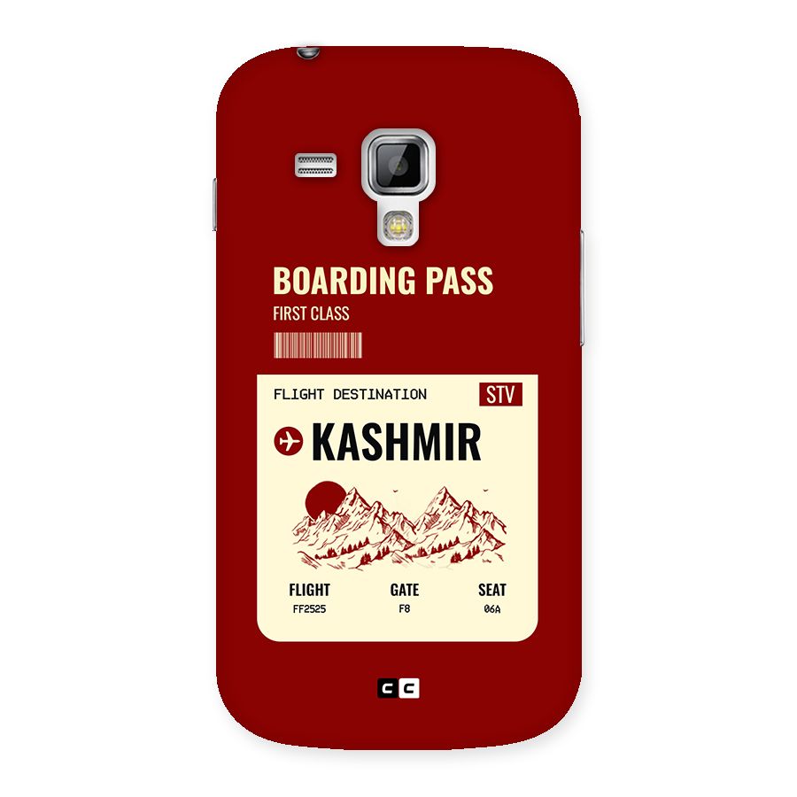 Kashmir Boarding Pass Back Case for Galaxy S Duos
