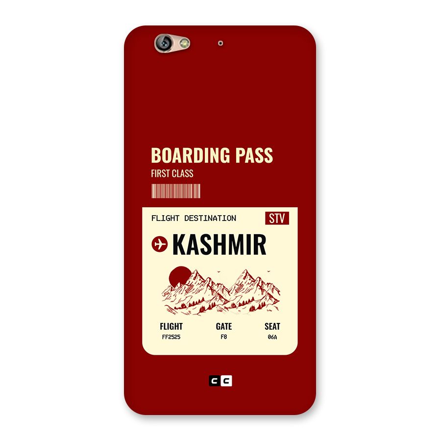 Kashmir Boarding Pass Back Case for Gionee S6