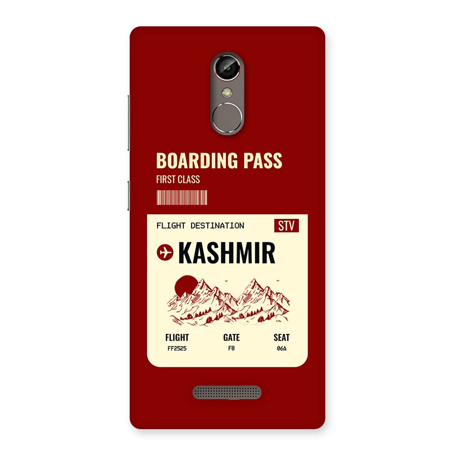Kashmir Boarding Pass Back Case for Gionee S6s