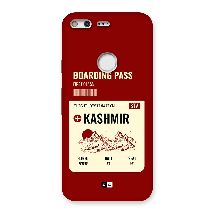 Kashmir Boarding Pass Back Case for Google Pixel