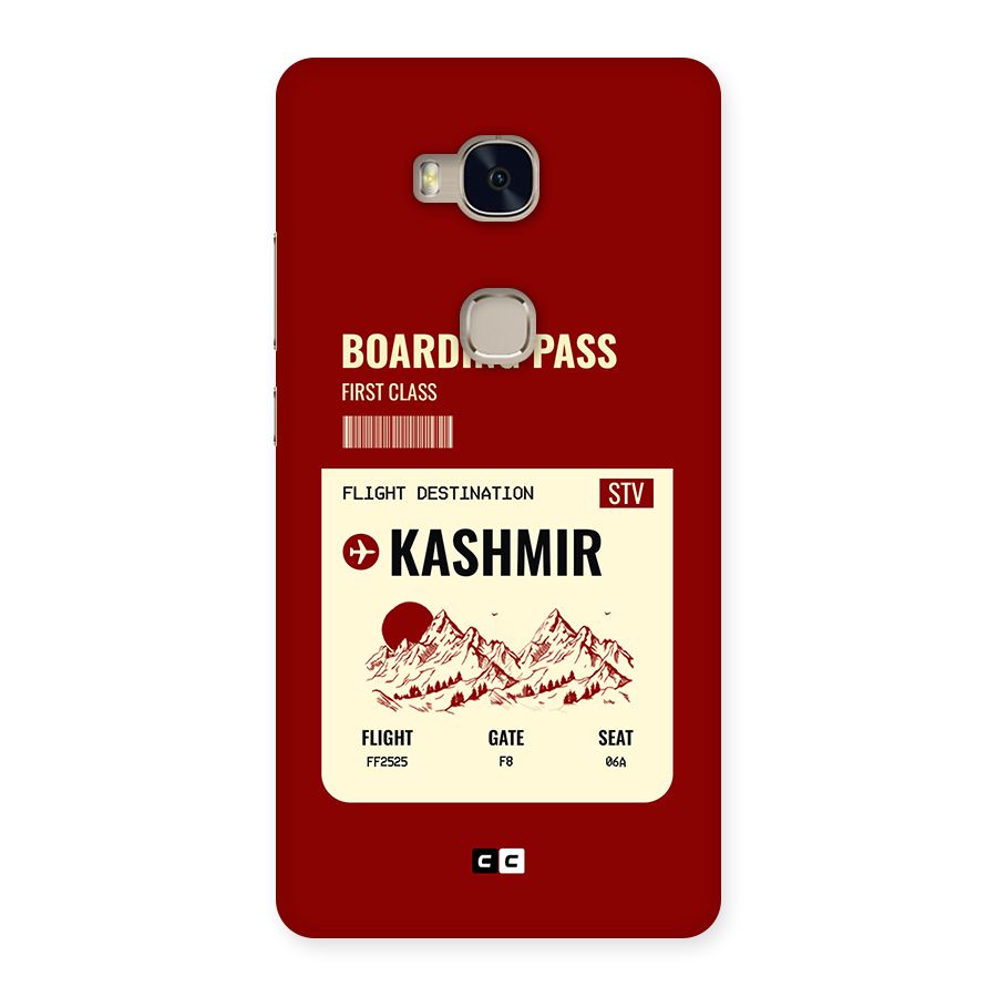 Kashmir Boarding Pass Back Case for Honor 5X