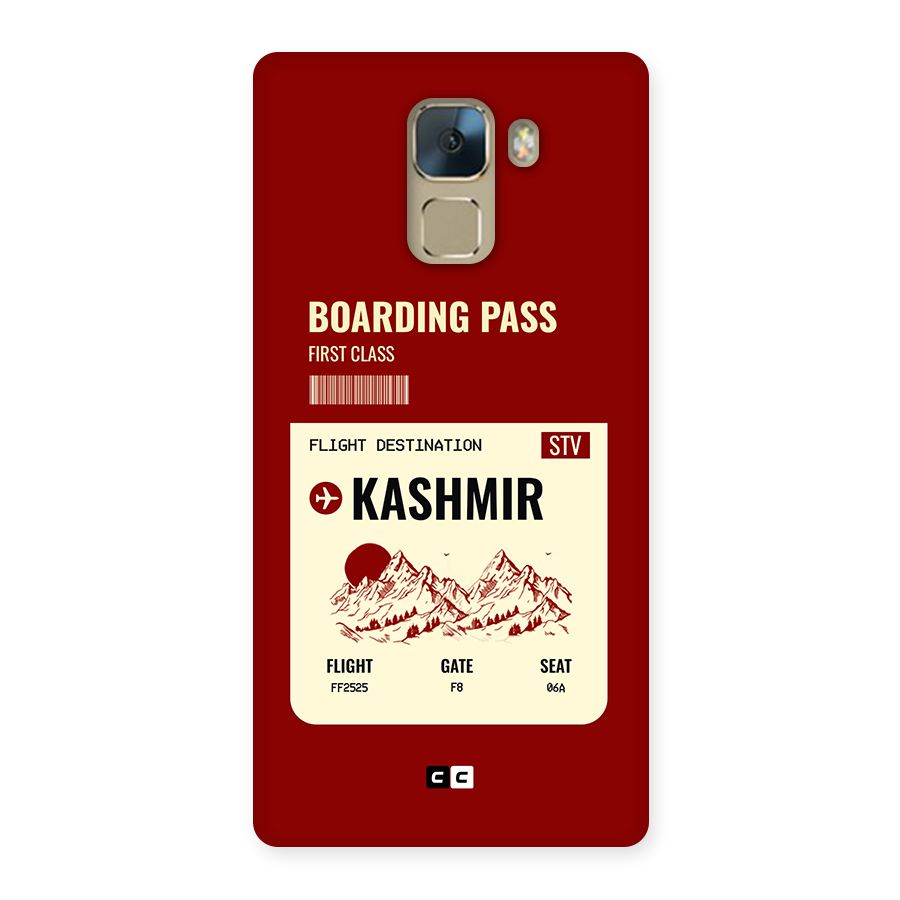 Kashmir Boarding Pass Back Case for Honor 7