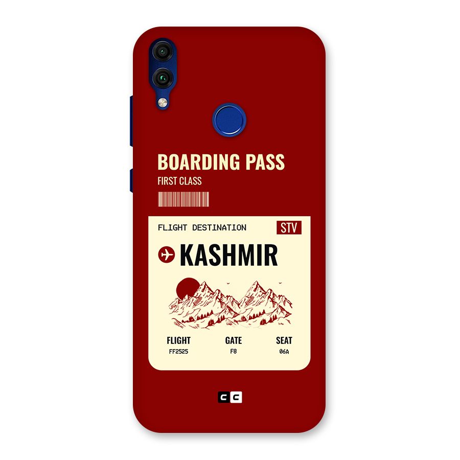 Kashmir Boarding Pass Back Case for Honor 8C