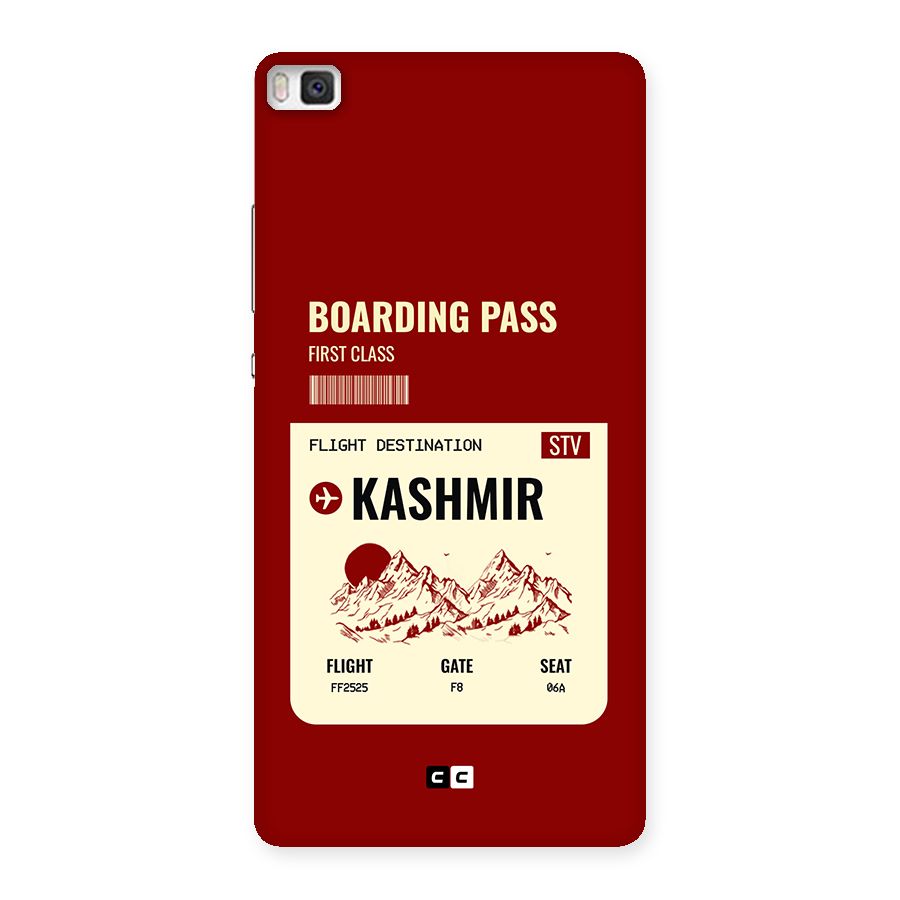 Kashmir Boarding Pass Back Case for Huawei P8