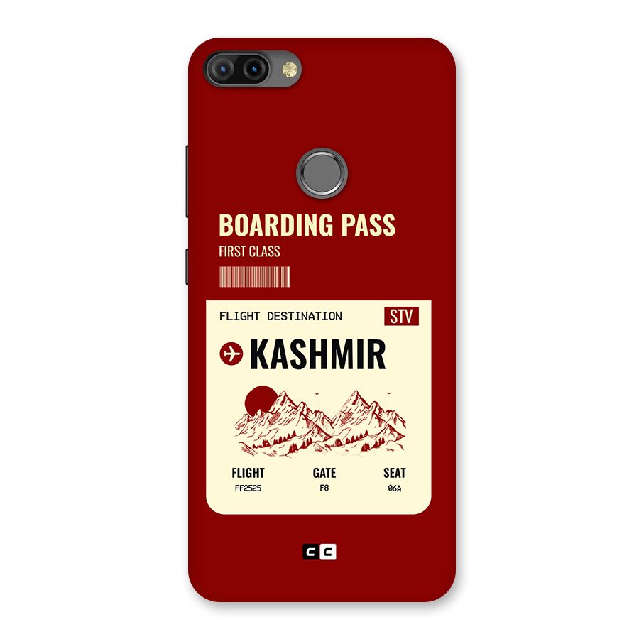 Kashmir Boarding Pass Back Case for Infinix Hot 6 Pro