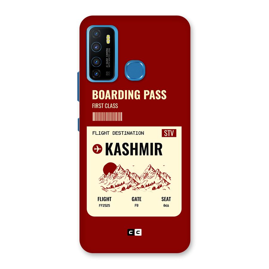 Kashmir Boarding Pass Back Case for Infinix Hot 9