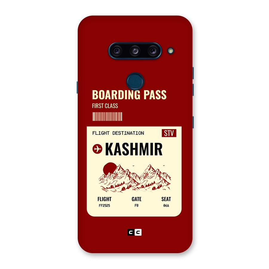 Kashmir Boarding Pass Back Case for LG  V40 ThinQ