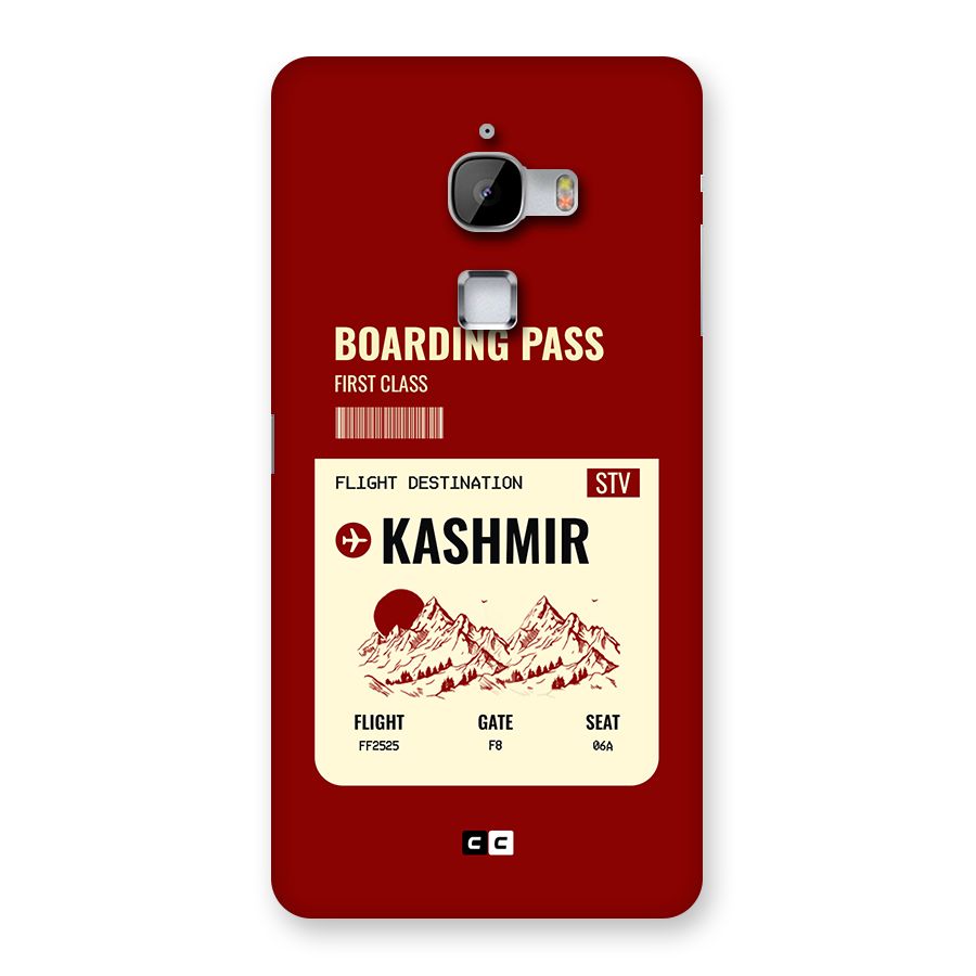 Kashmir Boarding Pass Back Case for LeTV Le Max