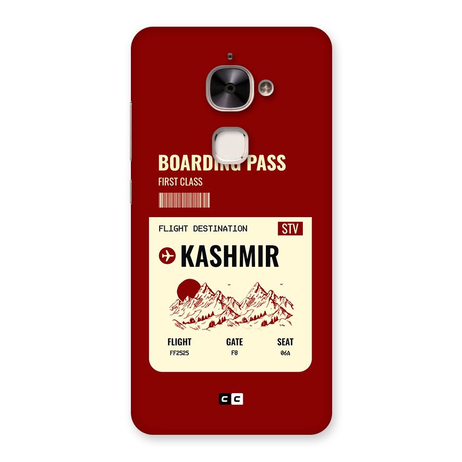 Kashmir Boarding Pass Back Case for Le 2