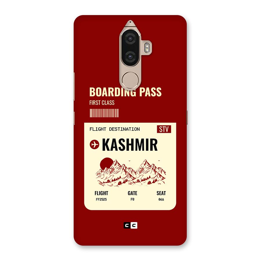 Kashmir Boarding Pass Back Case for Lenovo K8 Note