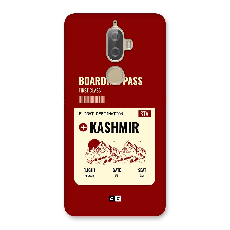 Kashmir Boarding Pass Back Case for Lenovo K8 Plus