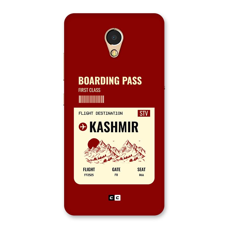 Kashmir Boarding Pass Back Case for Lenovo P2