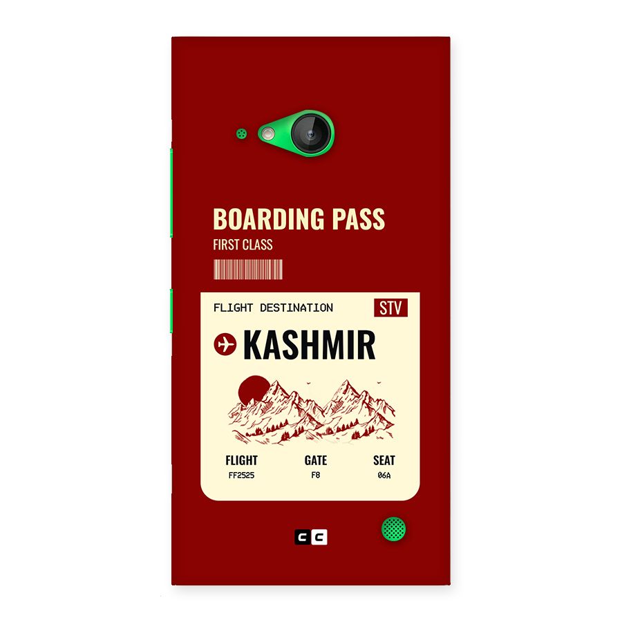 Kashmir Boarding Pass Back Case for Lumia 730