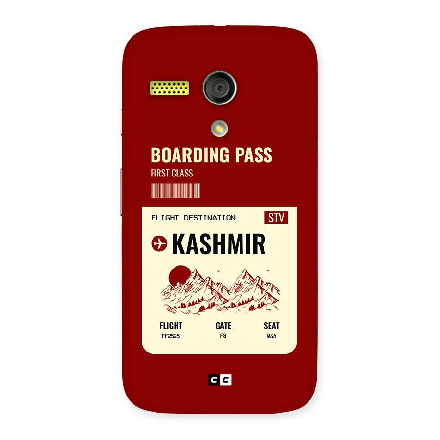 Kashmir Boarding Pass Back Case for Moto G