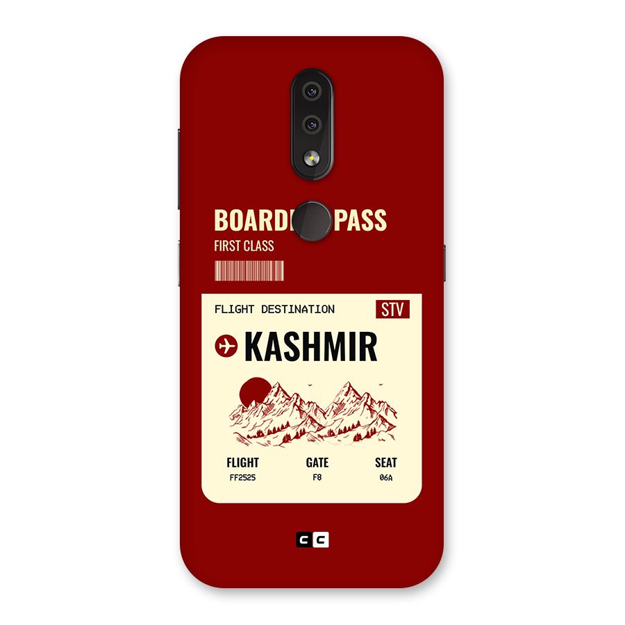 Kashmir Boarding Pass Back Case for Nokia 4.2
