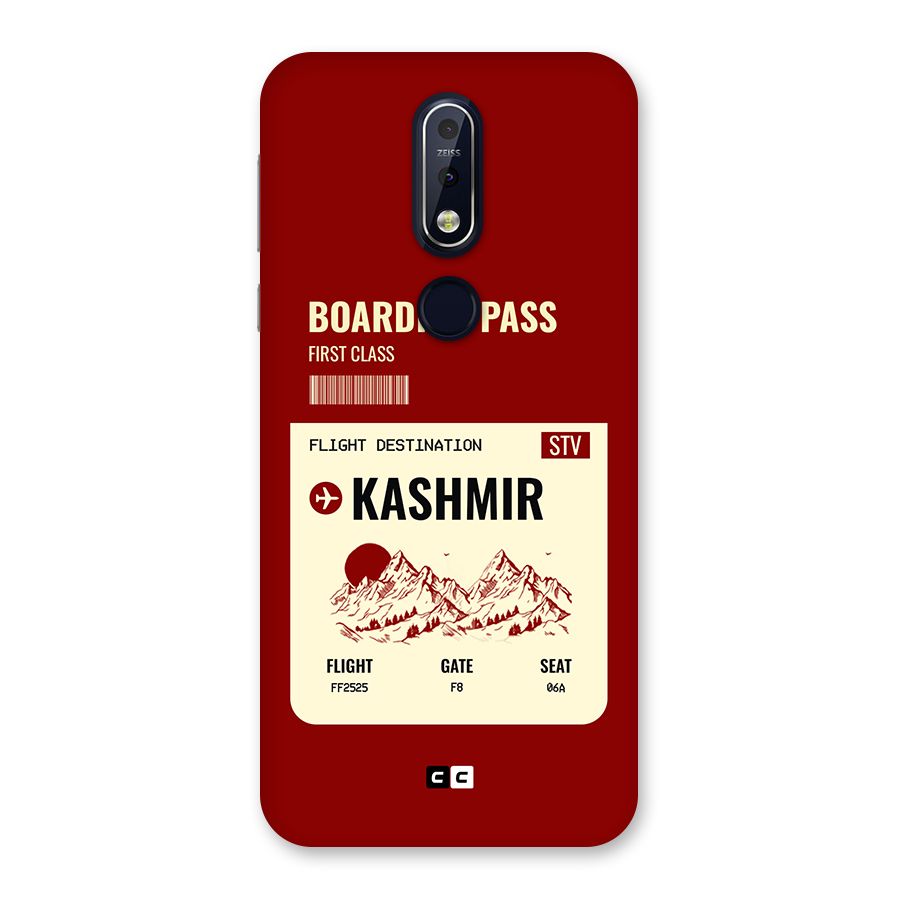 Kashmir Boarding Pass Back Case for Nokia 7.1