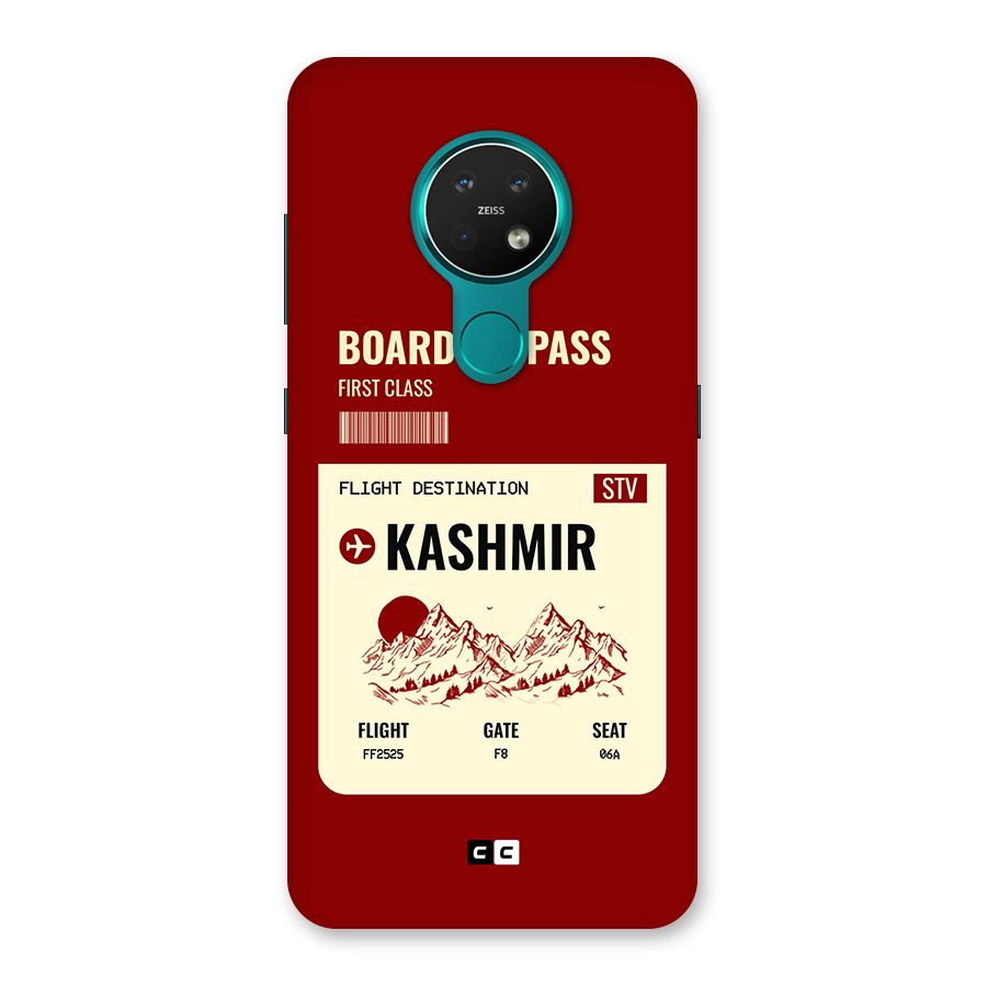 Kashmir Boarding Pass Back Case for Nokia 7.2