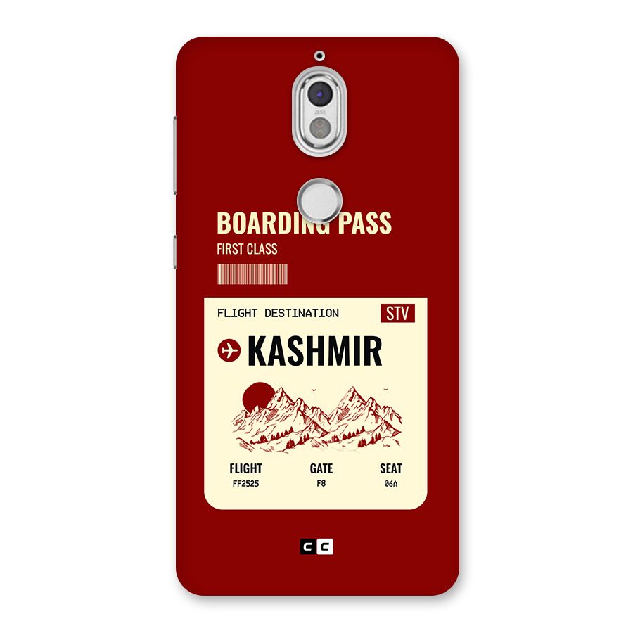 Kashmir Boarding Pass Back Case for Nokia 7