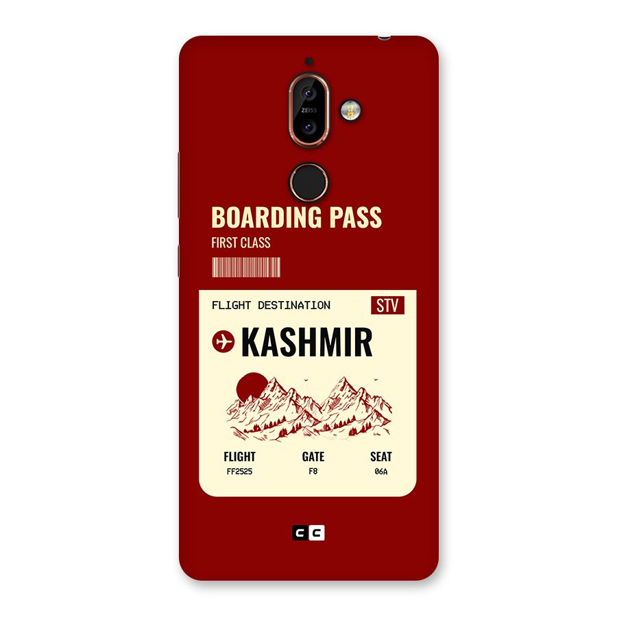 Kashmir Boarding Pass Back Case for Nokia 7 Plus