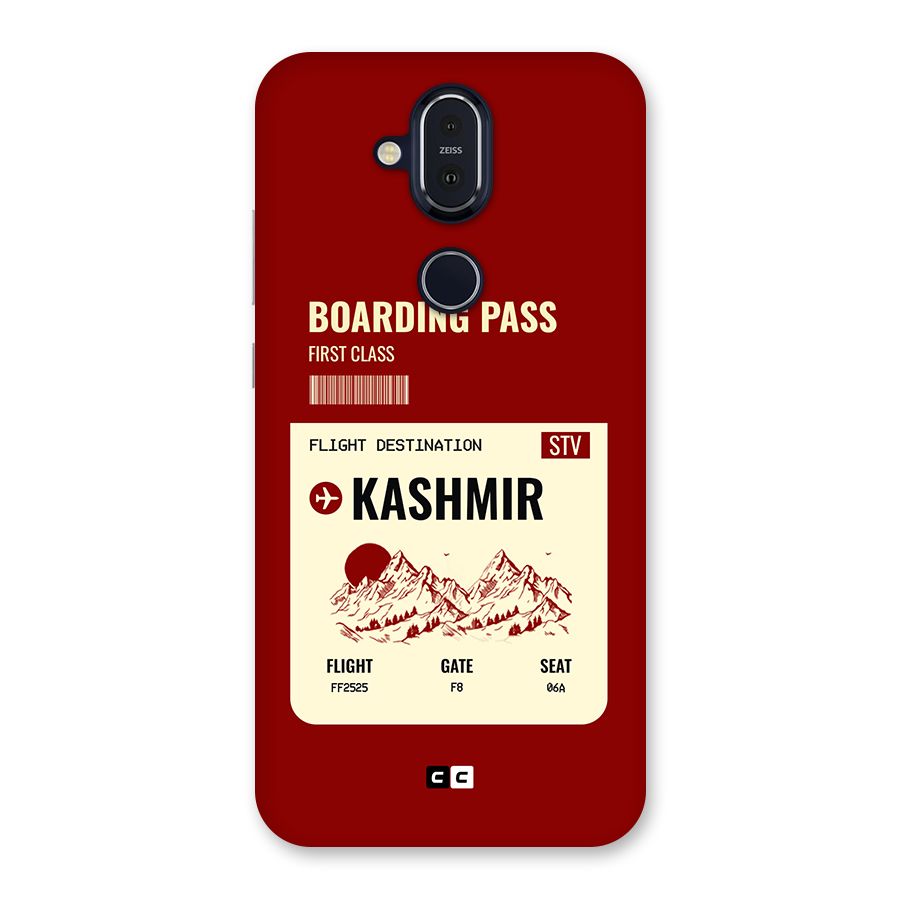 Kashmir Boarding Pass Back Case for Nokia 8.1