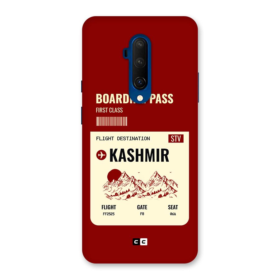 Kashmir Boarding Pass Back Case for OnePlus 7T Pro