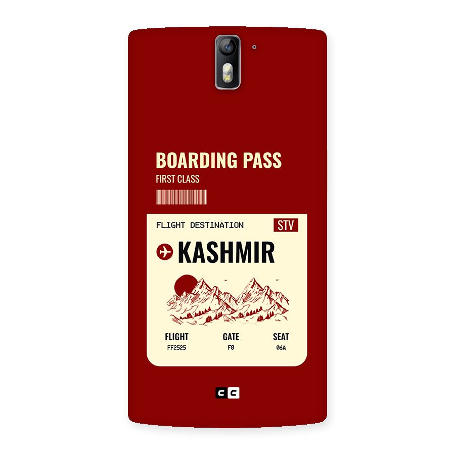 Kashmir Boarding Pass Back Case for OnePlus One