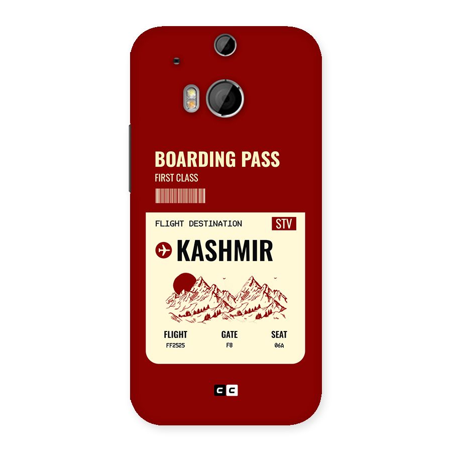 Kashmir Boarding Pass Back Case for One M8