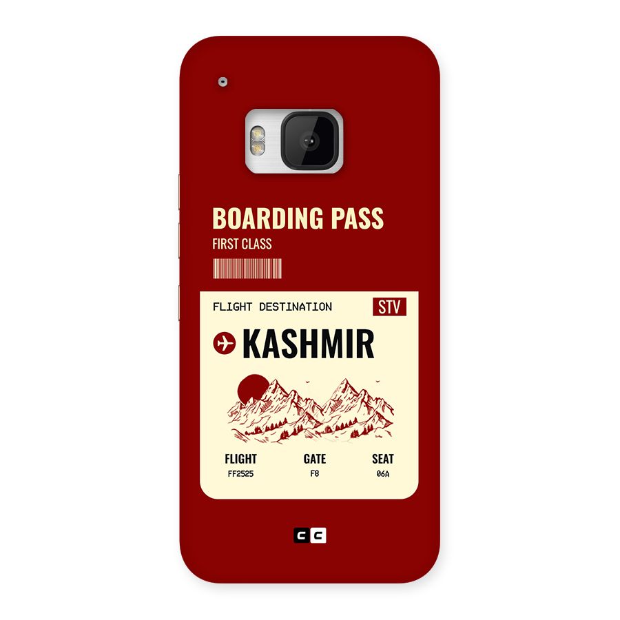 Kashmir Boarding Pass Back Case for One M9