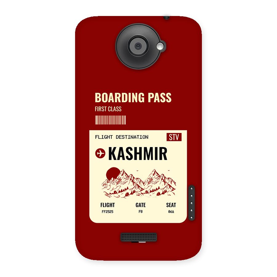 Kashmir Boarding Pass Back Case for One X
