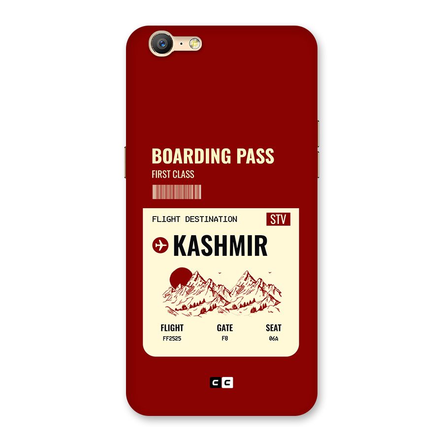 Kashmir Boarding Pass Back Case for Oppo A57