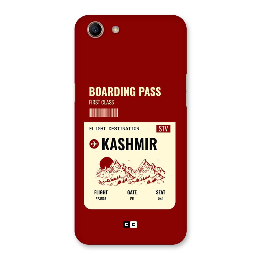 Kashmir Boarding Pass Back Case for Oppo A83 (2018)