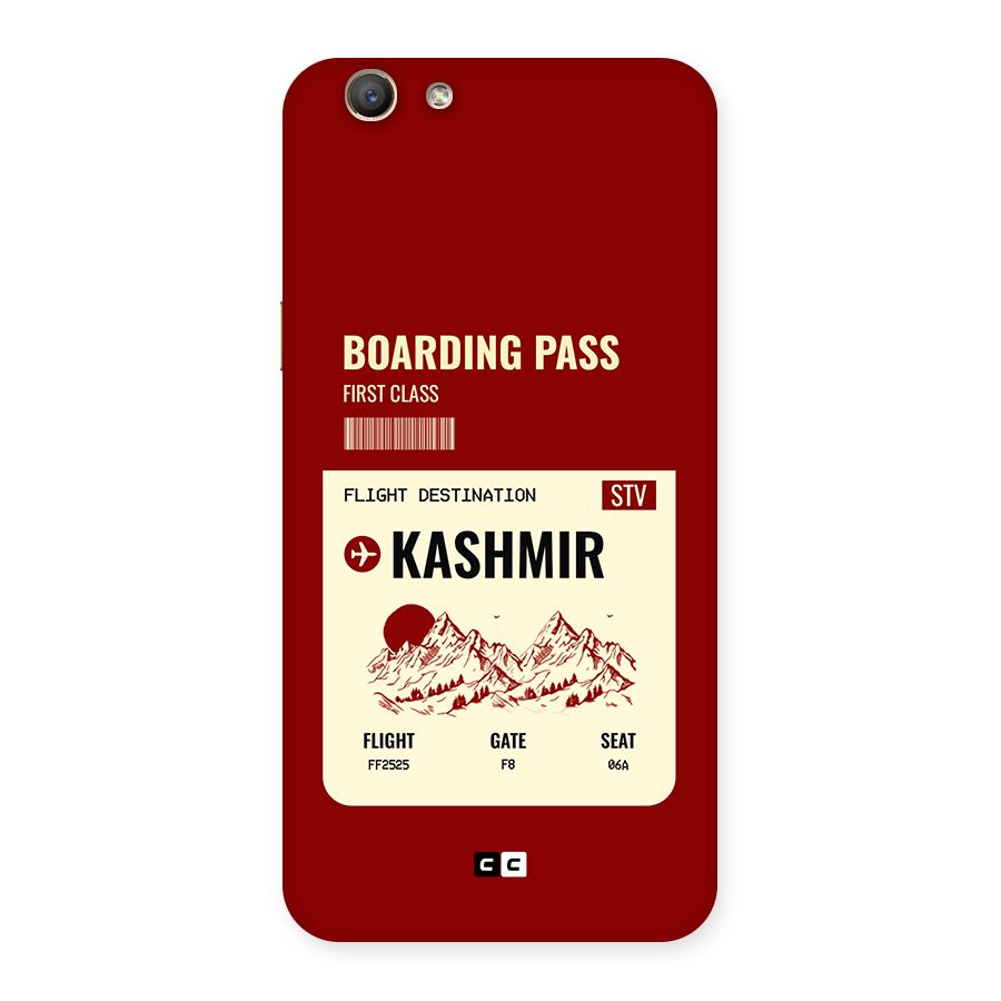 Kashmir Boarding Pass Back Case for Oppo F1s