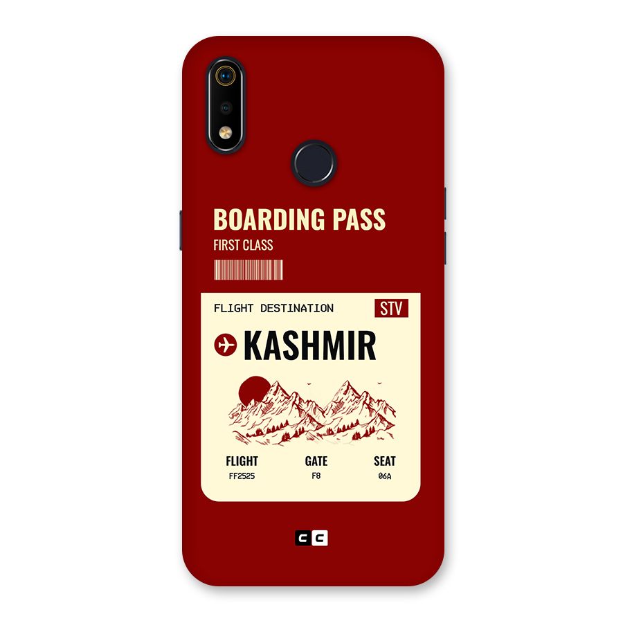 Kashmir Boarding Pass Back Case for Realme 3i