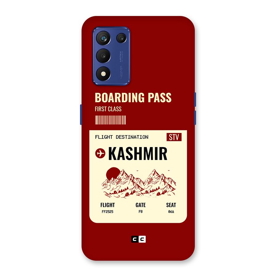 Kashmir Boarding Pass Back Case for Realme 9 5G Speed