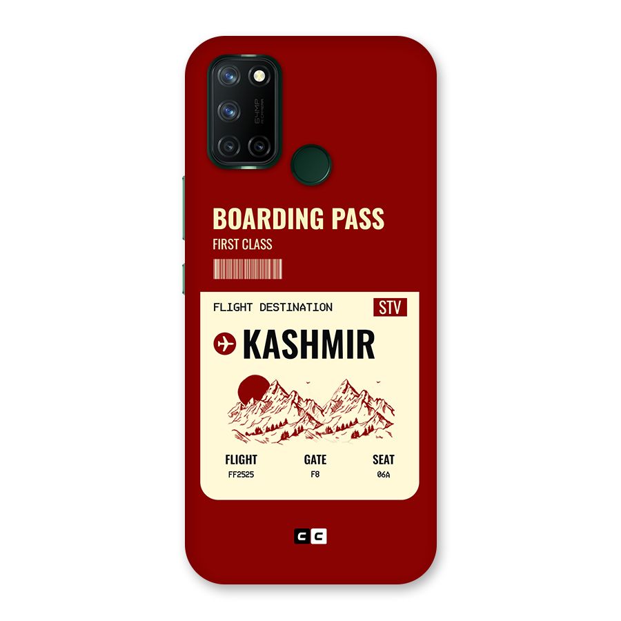 Kashmir Boarding Pass Back Case for Realme C17