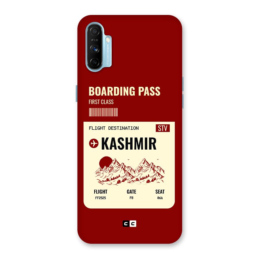 Kashmir Boarding Pass Back Case for Realme Narzo 20A