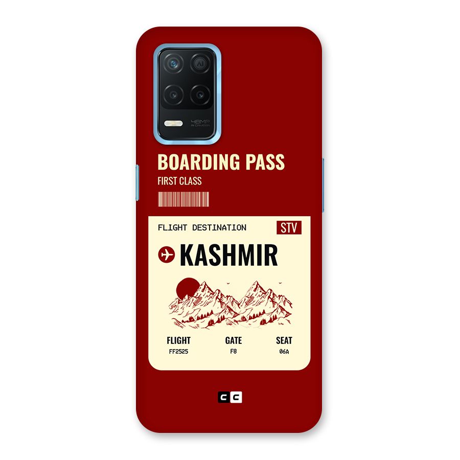 Kashmir Boarding Pass Back Case for Realme Narzo 30 5G
