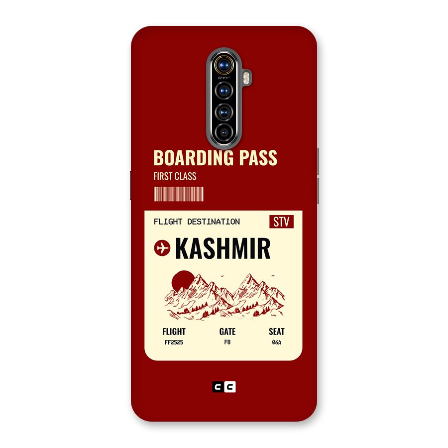 Kashmir Boarding Pass Back Case for Realme X2 Pro