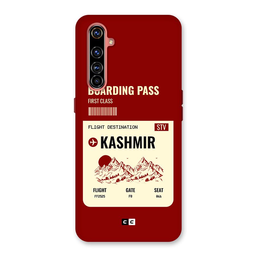 Kashmir Boarding Pass Back Case for Realme X50 Pro