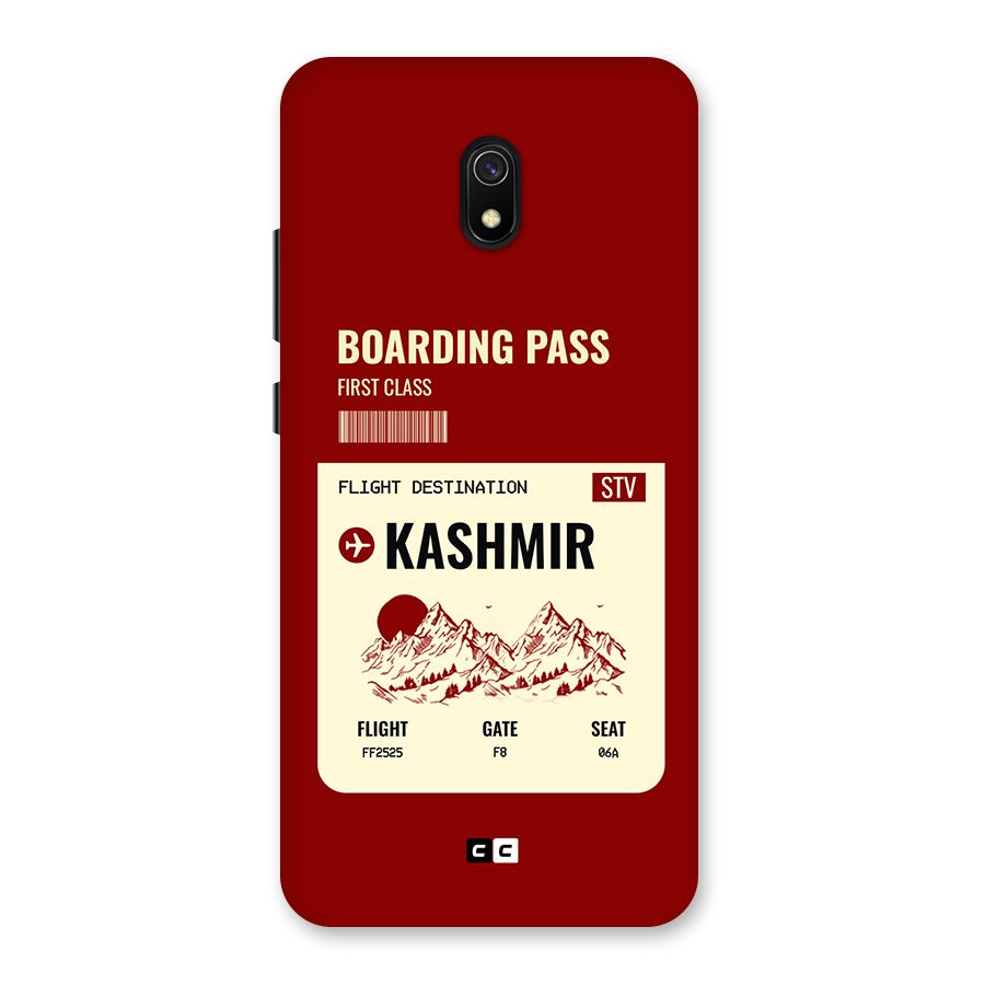 Kashmir Boarding Pass Back Case for Redmi 8A