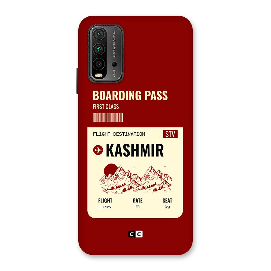 Kashmir Boarding Pass Back Case for Redmi 9 Power