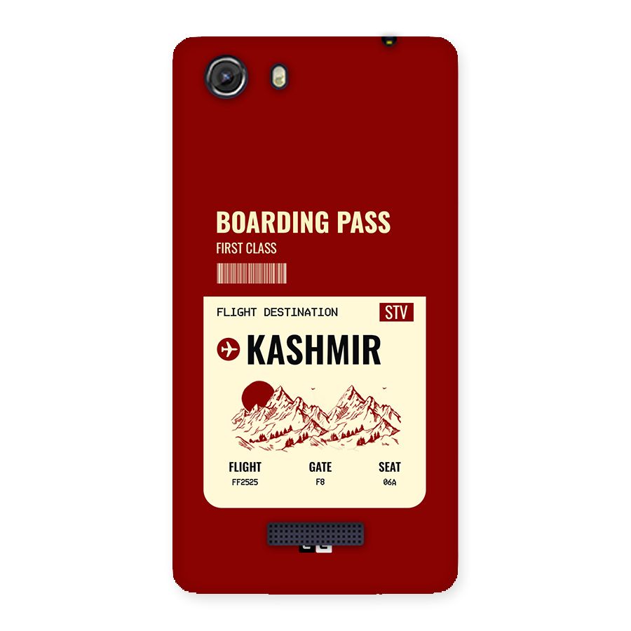 Kashmir Boarding Pass Back Case for Unite 3