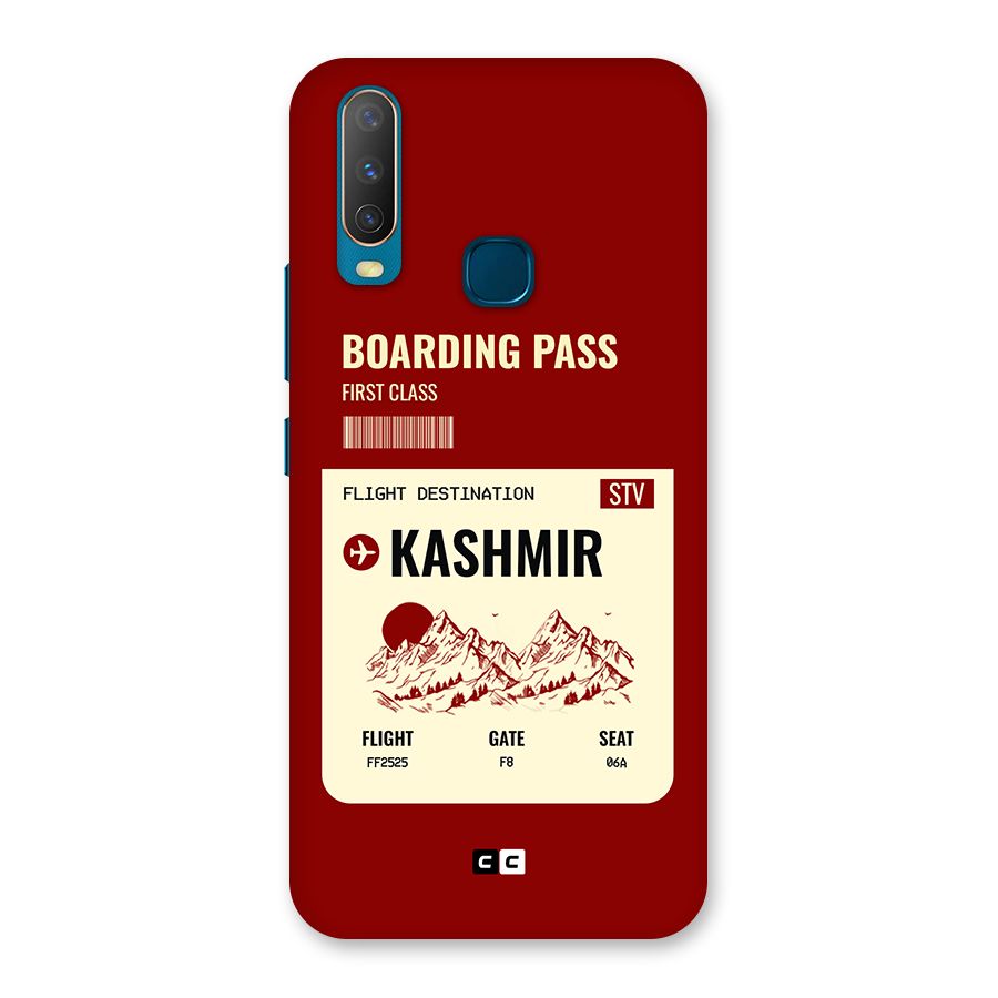 Kashmir Boarding Pass Back Case for Vivo Y11