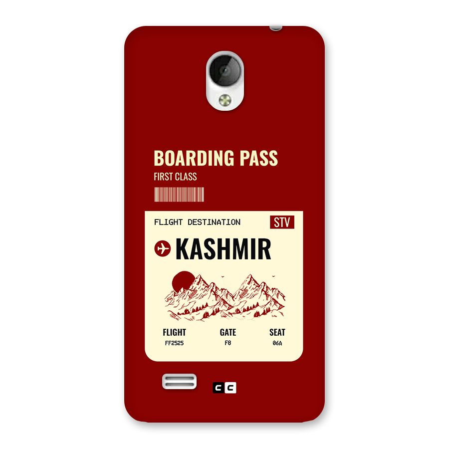 Kashmir Boarding Pass Back Case for Vivo Y21