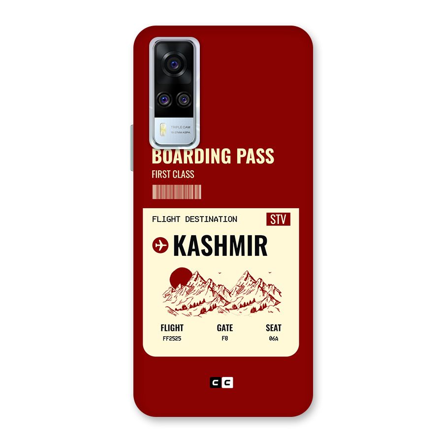 Kashmir Boarding Pass Back Case for Vivo Y31